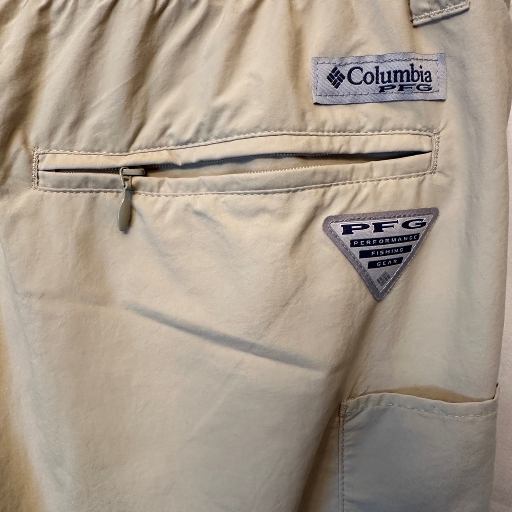 Columbia‎ PFG Men’s Size Medium Convertible Pants/Shorts Omni-Shade Tan 32” - Picture 8 of 13